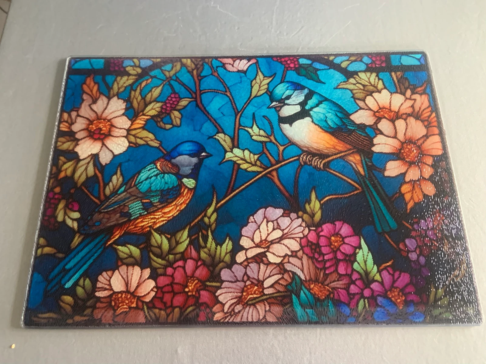 Planche à découper avec oiseaux – photo 2